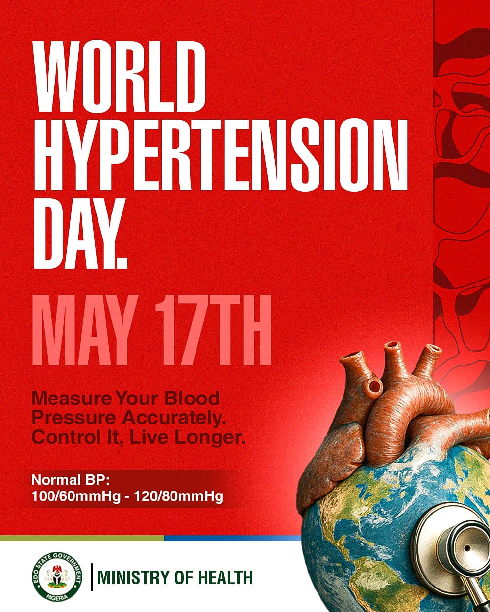 World Hypertension Day — Campaign Poster Design